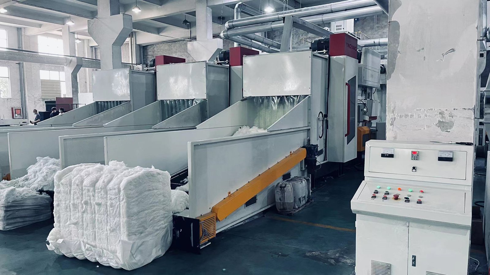 Acoustic panel production line in the MST factory