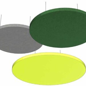 Colourful PET acoustic ceiling clouds