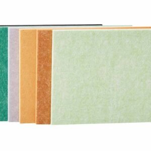 PET felt acoustic panel colour range
