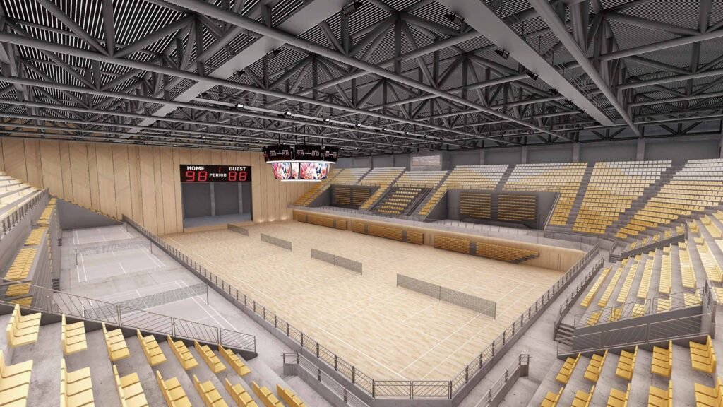 Sports Halls — acoustic treatment by MST Acoustics