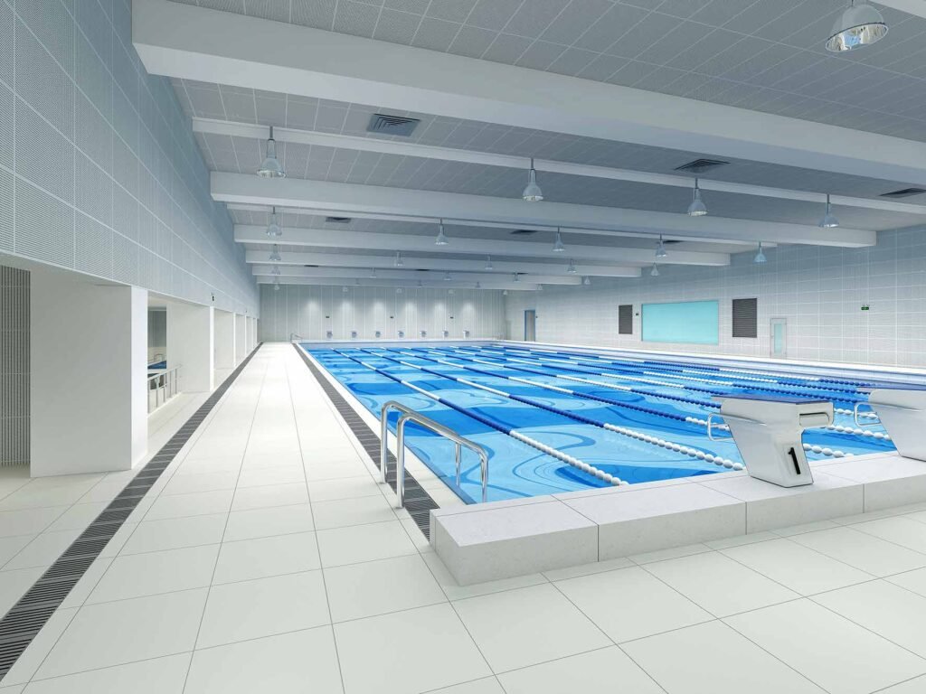 Swimming Pools — acoustic treatment by MST Acoustics