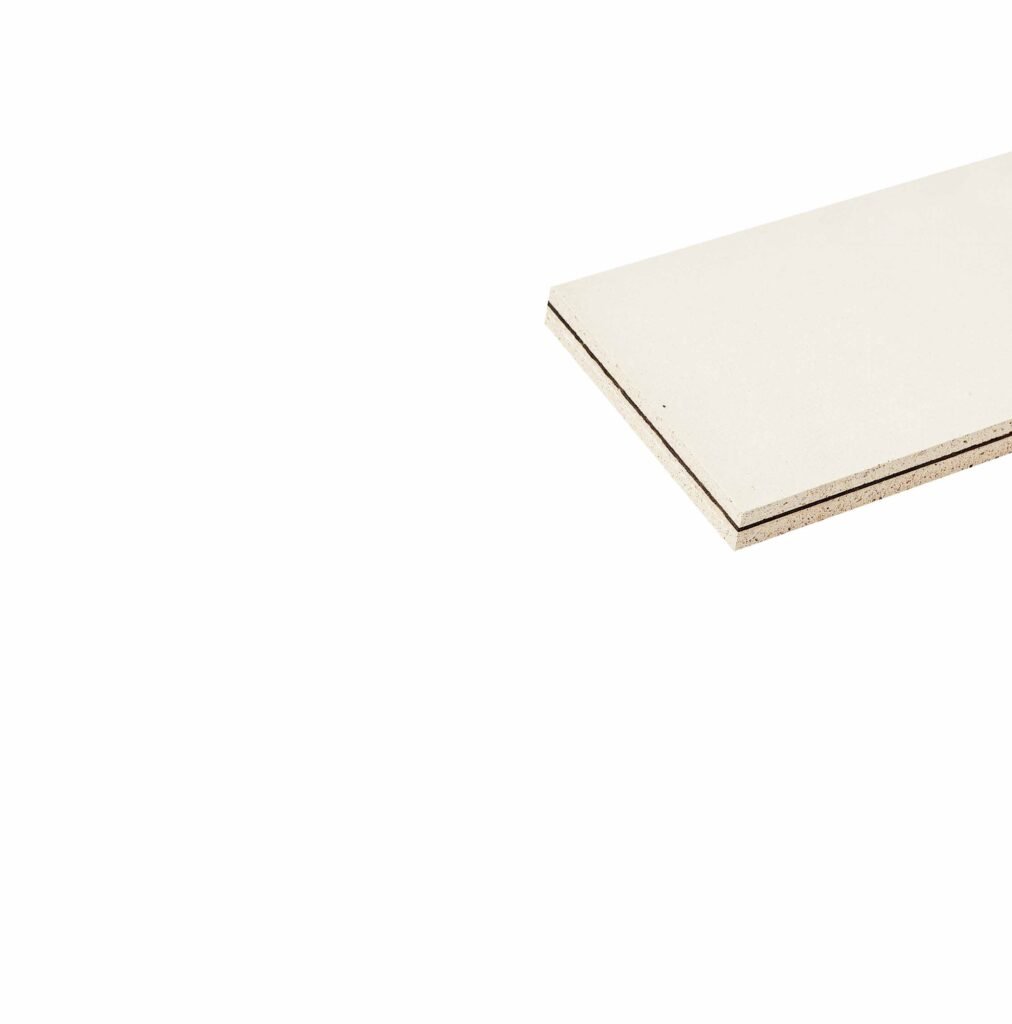 Acoustic door layer build-up
