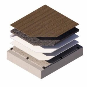 Wall vibration damper